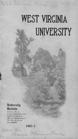 ["<p> Serial issue.  Issued as: West Virginia University. <em>Bulletin</em>, ser. 1, no. 8 (1902/1903).</p>"]