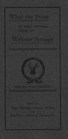 ["<p> Pamphlet.  \"Issued by the Webster Spring Hotel and the Holly River & Addison Ry.\"</p>"]