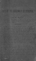 ["<p> Pamphlet.  Includes the January1846 act to incorporate the town of Weston, W. Va.; amendments to charter of the town of Weston, passed February 21, 1853, March 9, 1878 and March 23, 1881; 1853 boundary lines of Weston, and ordinances addressing conduct of meetings of the Council of the Town of Weston, appointment and duties of officers and agencies, licenses, dogs, cows, houses of ill-fame, vehicles, side-walks, finance, nuisances, offenses against morality, fast riding and driving, disorderly conduct, fire-arms, bathing, resisting and refusal to aid officers, probition of common labor on Sunday, concealed weapons, stree lamps, building, imprisonment of offenders, and whiskey.    </p>"]