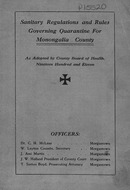 ["<p> Pamphlet.  \"As adopted by County Board of Health, nineteen hundred and eleven.\"</p>"]