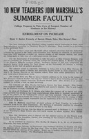 ["<p> Leaflet.  \" College prepares to take care of largest number of students in its history …\"</p>"]