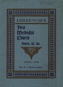 ["<p> Pamphlet.  \"Rev. H. I. Stephens, Pastor.\"  Copy imperfect: pages 11-12 wanting.</p>"]