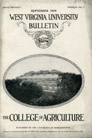["<p> Serial issue. Issued as: <em>West Virginia University bulletin</em>, ser.20:no.2 (1919:Sept.).</p>"]
