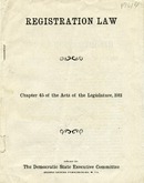 ["Pamphlet.  \"Issued by the Democratic State Executive Committee, Headquarters, Parkersburg, W. Va.\"<br />"]