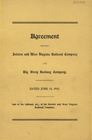 ["<p> Pamphlet. \"Dated June 15, 1910.\" \"Sale of the railroad, etc., of the Interior and West Virginia Railroad Company.\"</p>"]