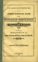 ["Catalog.  Fair \"to be held at Morgantown, W.Va., Wednesday, Thursday, and Friday, October 14th, 15th & 16th, 1879.\" "]