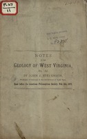 ["<p> Pamphlet. \"Read before the American Philosophical Society, February 5th, 1875.\"</p>"]