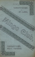 ["<p> Pamphlet. Club organized January 21, 1895, for the purposes of: \"first, the maintenance of a club for innocent and athletic sports; Second, the mantenance [sic] of a Club for social enjoyments and a reading room.\"</p>"]