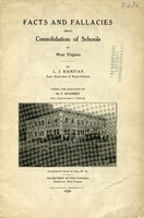["<p> Pamphlet. Discusses the State Superintendent of Rural Schools' support of rural school consolidation. Also addresses the steps to achieve consolidation and includes consolidation statistics for 1912 by county.<br /> <br />  </p>"]