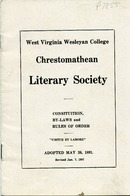 ["<p> Pamphlet. \"Adopted May 26, 1891. Revised Jan. 7, 1907.\"</p>"]