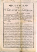 ["<p> Letter. \"Kanawha City, West Va., July 15, 1891.\"</p>"]
